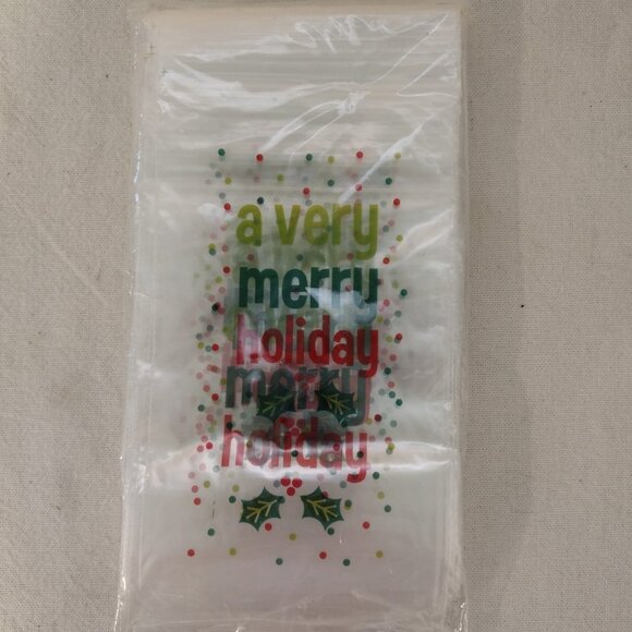 LOT OF 4 – NIP 4 Packages of Christmas Cellophane Bags - Picture 4 of 4